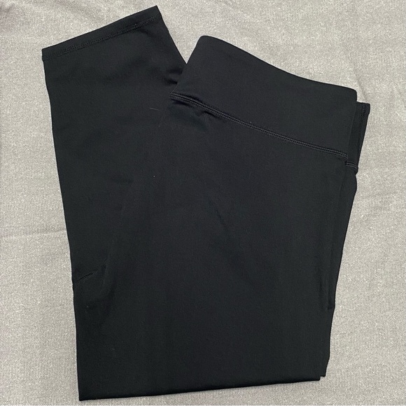 Fabletics Black Leggings Silver Stripes | Women’s Size XL - Picture 4 of 5